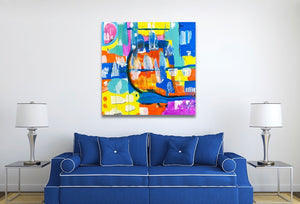 SOLD OUT 36” x 36” Acrylic painting