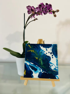 Acrylic Canvas Painting  6” x  6” x 1.5”