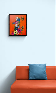 Spine Original Art  16” x 20” Framed