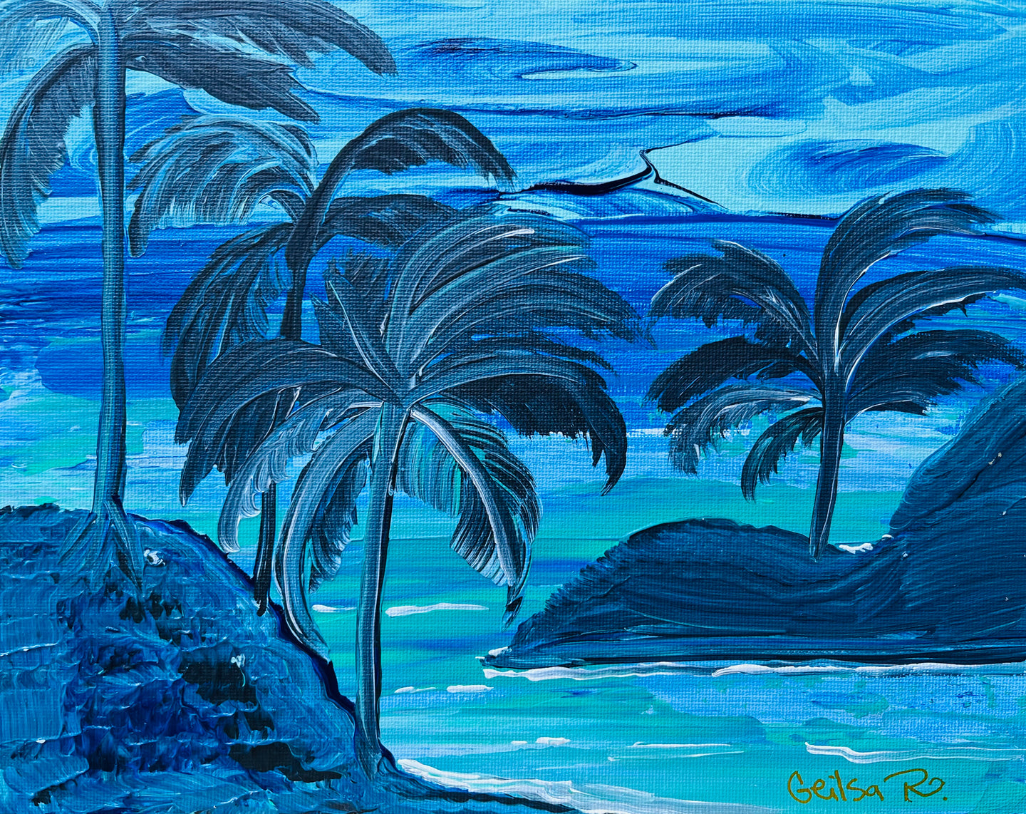 “Ilha Bonita “ Original Painting 8” x 10”