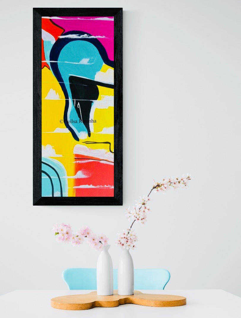 16” x 40”  Original Acrylic On Canvas