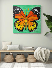 Load image into Gallery viewer, SOLD OUT ‼️  36” x 36”  Butterfly Original Painting