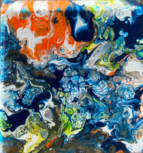 Load image into Gallery viewer, Acrylic Canvas Painting  5” x  5” x 1.5”