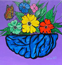 Load image into Gallery viewer, Brain Acrylic on canvas