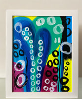 Original Abstract Painting Framed