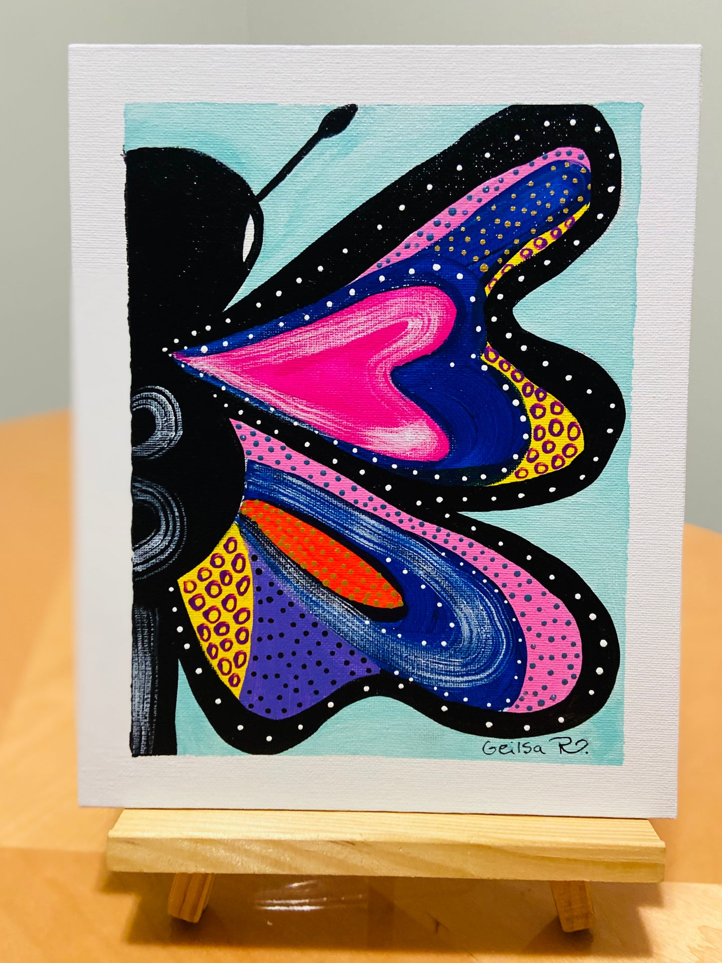 Original  Framed Artwork 9” x 12”