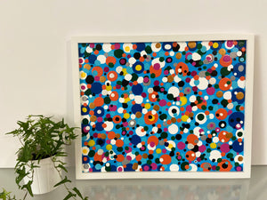 16 x 20  Framed Abstract Acrylic Painting