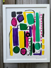 Load image into Gallery viewer, Abstract Art Framed 11” x 14”