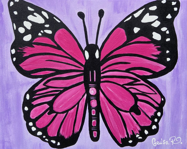SOLD OUT‼️ 11 x 14 Original Butterfly Canvas Art