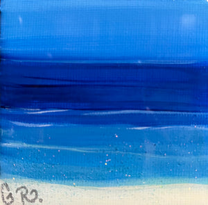 Resin Square  Magnet Original Art