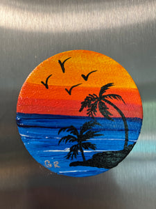 Round Magnet Original Art