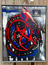 Load image into Gallery viewer, SOLD OUT 16 x 20  Framed Abstract Acrylic Painting