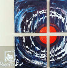 Load image into Gallery viewer, Abstract Acrylic Painting 12” X  12” Set of 4