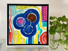 Load image into Gallery viewer, Abstract Art Framed 12” x 12”