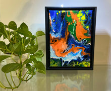 Load image into Gallery viewer, Framed Acrylic Painting 9” x 12”