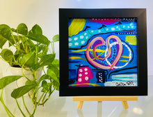 Load image into Gallery viewer, Original  Framed Artwork 8” x 8”