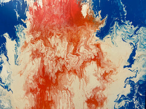 36” x 48”  Abstract Original Acrylic Art